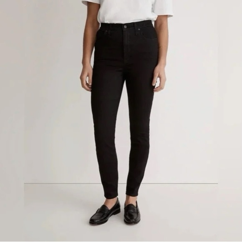 Madewell 10” high-rise black jeans | brand new